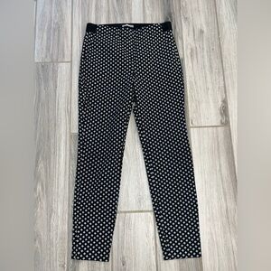 Maurices Black and White Elastic Waist Pants Size Medium